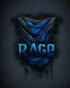 Placeholder: BLEU rag Logo IN black background
