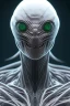 Placeholder: spider alien, head,8 eys, evil, 8k, finely detailed, photo realistic, HR Giger style