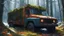 Placeholder: winter, a decayed truck in a forest, rust, moss flowers, vines, Digital illustration, very vibrant colors, soft lighting, adventurous, atmospheric lighting, 8K, octane render, By Makoto Shinkai, Stanley Artgerm Lau, WLOP, Rossdraws, warriors fan art, James Jean, Andrei Riabovitchev, Marc Simonetti, krenz cushart, Sakimichan, D&D trending on ArtStation, digital art