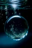 Placeholder: dancing bubble see from under the water