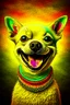 Placeholder: Religion is a smile on a dog; pop surrealism; digital art; post-internet art