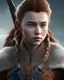 Placeholder: A portrait of Aloy from Horizon, high-definition