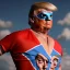 Placeholder: realistic image of donald trump as a mexican wrestling fighter posing, Mexican eyes wrestling mask, red and blue breeches, retro style, 80s, vibrant color, highly detailed, sky background, concept art, unreal engine 5, god rays, ray tracing, RTX, lumen lighting, ultra detail, volumetric lighting, 3d, finely drawn, high definition, high resolution.