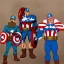 Placeholder: mix asterix and captain america