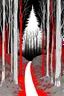 Placeholder: And the Forests Dream Eternally... Colors only red and black N.9.