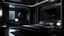 Placeholder: futuristic bedroom, dark colors