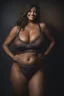 Placeholder: full body portrait, chiaroscuro, deep shadows, rich deep colors, highly detailed portrait, digital photograph - Bethany Spang - great big, giant, oversized, gigantic moobs, full color, expression of extreme happiness, hope and positivity, 4k UHD, Ultra-realistic, Hyper realistic, Photorealistic, Realistic, absolute Reality, Thin, slender, skinny, underweight, slim, trim, part Cherokee Indian