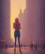 Placeholder: Statue of Queen of photography. Cute blonde woman. Photographer in golden crown. Standing on the street. Big camera in her hand. hyperdetailed, photorealistic, trending on artstation, greg rutkowski, beksinski, kodachrome, lomography, golden hour, bokeh, volumetric light