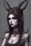 Placeholder: a gothic demon girl with horns