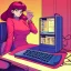 Placeholder: Masterpiece, High Focus, Retro Computer, retro pc,