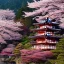 Placeholder: the most beautiful, stunning Japanese temple carved into a mountainside, morning mist, cherryblosssom trees, artwork, ornate, mystical, 8k, high-quality, ultrafine-detail, intricate, digital painting, brian froud, howard lyon, selina french, anna dittmann, annie stokes, Greg Rutowski