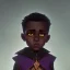 Placeholder: Portrait of a sweet dark skinned toddler warlock boy with dark hair