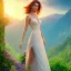 Placeholder: mdjrny-v4 style photograph of a woman, standing on a balcony, stunning environment, ultra realistic, concept art, elegant, ((intricate)), ((highly detailed)), depth of field, (((professionally color graded))), 8k, 85mm, f/1. 8, art by artgerm and greg rutkowski and alphonse mucha