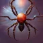 Placeholder: Giant Cosmic ethereal spider, realistic