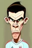 Placeholder: Gareth Bale Footballer cartoon 2d