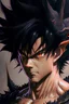 Placeholder: a man with black hair and a dragon on his chest, black dragon, highly detailed portrait of goku, ultra hd anime wallpaper, masayoshi suto and artgerm, anime epic artwork, hd anime wallpaper, son goku, goku, gogeta, dragon ball, wild spiky black saiyan hair, detailed anime artwork, ancalagon the black