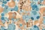 Placeholder: A wallpaper featuring round geometric shapes. Cattpuccin Theme, Pastele Colors, Catppuccin Macchiato Blue theme