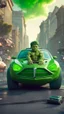 Placeholder: Baby Hulk as la voiture surreal 8K image
