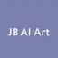 Placeholder: A sleek, minimalist logo design for 'JB AI Art' - an innovative AI-powered art and 3D graphics studio. The logo should feature a simple, elegant monogram or wordmark using a modern, sans-serif typeface that conveys a sense of professionalism, creativity, and technological sophistication. Incorporate subtle visual references to AI, such as geometric shapes, lines, or symbols that evoke digital/technological elements. Use a color palette that is clean, bold, and eye-catching - potentially leverag