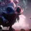 Placeholder: Cute fluid ink creature, big black eyes, unreal engine 5, 8k resolution, photorealistic, ultra detailed, by greg rutowski