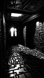 Placeholder: Alex finds himself trapped in a maze of twisting corridors within Blackwood Manor, the walls closing in around him with each step he takes. Shadows dance along the walls, and strange symbols are etched into the stone, hinting at the supernatural forces at play.]