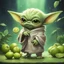 Placeholder: Chibi-style smiling anthropomorphic lime fruit that looks vaguely like Baby Yoda by artist "anime", huge eyes, big head, adorable, Anime Key Visual, Pixiv, Zerochan, Fantia Epic cinematic brilliant stunning intricate meticulously detailed dramatic atmospheric maximalist digital matte painting