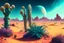 Placeholder: desert, vegetation, cosmos, people, sci-fi.