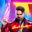 Placeholder: front, Arthur Kulkov headshot, concept art portrait, circus, ringleader, male, Russian, lisa frank fantasy, detailed matte painting, fantastical, 8k resolution, Yoji Shinkawa Metal Gear artwork, dreamscape, Golden hour, beeple, neon pastel color palette, interesting detailed storybook fantasy