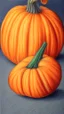 Placeholder: pencil drawing with colored pencils of a pumpkin