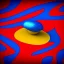 Placeholder: red, yellow, blue, primary colors, funny, goofy, abstract blob, circus, party, glitter, bokeh blur, guassian blur, tilt-shift, photograph, HD, 8k, hyper realistic, blender, 3d model, rendering, clown, bright lights, zoom in, portrait