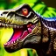 Placeholder: ultra detailed fullbody portrait+zoomout of JURASSIC PARK T-REX roaring, extremely detailed digital painting, intrincate,intense stare, extremely detailed face,crystal clear Big Glowing eyes, mystical colors , perfectly centered image, perfect composition, rim light,extremely sharp detail, finely tuned detail, beautiful lighting, 8k, stunning scene, raytracing, anatomically correct, in the style of robert e howard and Ken Kelley and Ohrai Noriyoshi and Simon Bisley