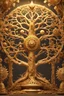 Placeholder: Expressively detailed and intricate 3d rendering of a hyperrealistic “tree”: avatar movie, shinning gold, glossy, vines, baroque ornament details, ancient flower detail, cog, steampunk, 4K, cosmic fractals, dystopian, dendritic, stylized fantasy art by Kris Kuksi, artstation: award-winning: atmospheric: commanding: fantastical: clarity: 16k: ultra quality: striking: brilliance: stunning colors: masterfully crafted.