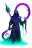 Placeholder: Mindflayer dnd holding an evil spear