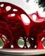 Placeholder: red underground pavilion expressing stability and strength