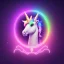 Placeholder: bedroom 5x5 meter bedroom. sparkley rainbow unicorn style .neon lights