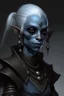 Placeholder: a realistic possessed drow elf