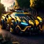 Placeholder: transformer bumblebee car, highly detailed, cinematic lighting