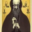 Placeholder: Nosferatu with a tentacle beard and fangs as a Russian Orthodox