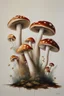 Placeholder: paintings of mushrooms