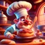 Placeholder: Cartoon of a baker 4k