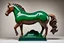 Placeholder: a dream of a horse, semi-front view, edmonia lewis, john pawson, zigzag tribal vibe, truncated snout under visor, by Alexander Archipenko, equestria, zoomorphic, rusty iron and/or green glass surfaces, excellent transparency, by Ursula Wood, delftware