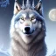 Placeholder: portrait of large wolf standing beside gorgeous, stunning, ice queen goddess, intricate crystal ice crown, 8k resolution, high-quality, fine-detail, ornate, digital art, detailed matte, volumetric lighting, brian froud, howard lyon, selina french, annie stokes, lisa parker, greg rutowski,