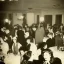 Placeholder: Creepy old photo of new years eve party