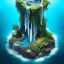 Placeholder: The Isometric Glass Tall Box Mini Model Little Real Island Mixed Water Fall Under Ocean Sunshine Summer Background Blue Sea, The Last Of Us / Avatar, Octane Render / ZBrush, Cinematic, IMAX Film, Nikon D750, 16K, Autostereoscopy, Anthropomorphic, Golden Ratio, Geometry, Symmetric, Depth Of Field, Highly Detailed, Ultra Realistic, Beautiful Lighting, Halfrear Lighting, Soft Light, Candoluminescence, Cast Shadow, Reflective, Glow, Translucent, Normal Map, Carbonated --testp