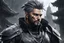 Placeholder: Machine venom in 8k nier automata drawing style, yasuo costume, yasuo hair, rain, highly detailed, high details, detailed portrait, masterpiece,ultra detailed, ultra quality