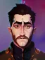 Placeholder: Portrait of a 30 year old strange gay warlock like Jake Gyllenhaal