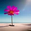 Placeholder: Surreal Waiizii Flower inside a glass sculpture under an unbrella, Art by Joshy Sly,