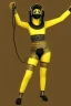 Placeholder: Realistic photograph. Geometric 3D tiling on the background, Egyptian woman, Whip. Bronze color, Yellow, Black Cyan. Cyber-punk full-mask. Big old AKG headphones, golden rings & disc. Selfie both hands. Asian, lightly armored, electronic circuits. Thick tights, thick calves, bend fell, wide hip, flat belly. Ancient artifact attached. Perfect body. Matrix movie clothes, Silver leather area, tippet, latex. Wicked sneakers. Daft Punk, Tron Movie. Haute Couture. 1990's. Ancient telephon