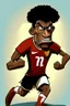 Placeholder: Pervis Estupinan Footballer cartoon 2d