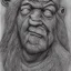 Placeholder: A drawn norwegian stone troll ; stable ai